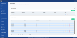 One policy, every member. Coverage terms, individual policy codes, and per-member configuration managed from a single screen across your entire pool.