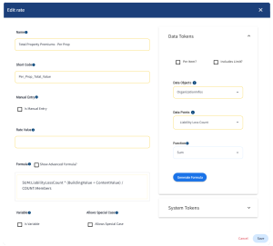 Build your own formulas using pool data — no code required.