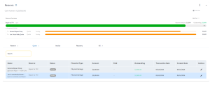 Reserves, quotes, invoices, and recoveries tracked in one place. No spreadsheets, no external tracking -- the full financial picture lives on the claim.